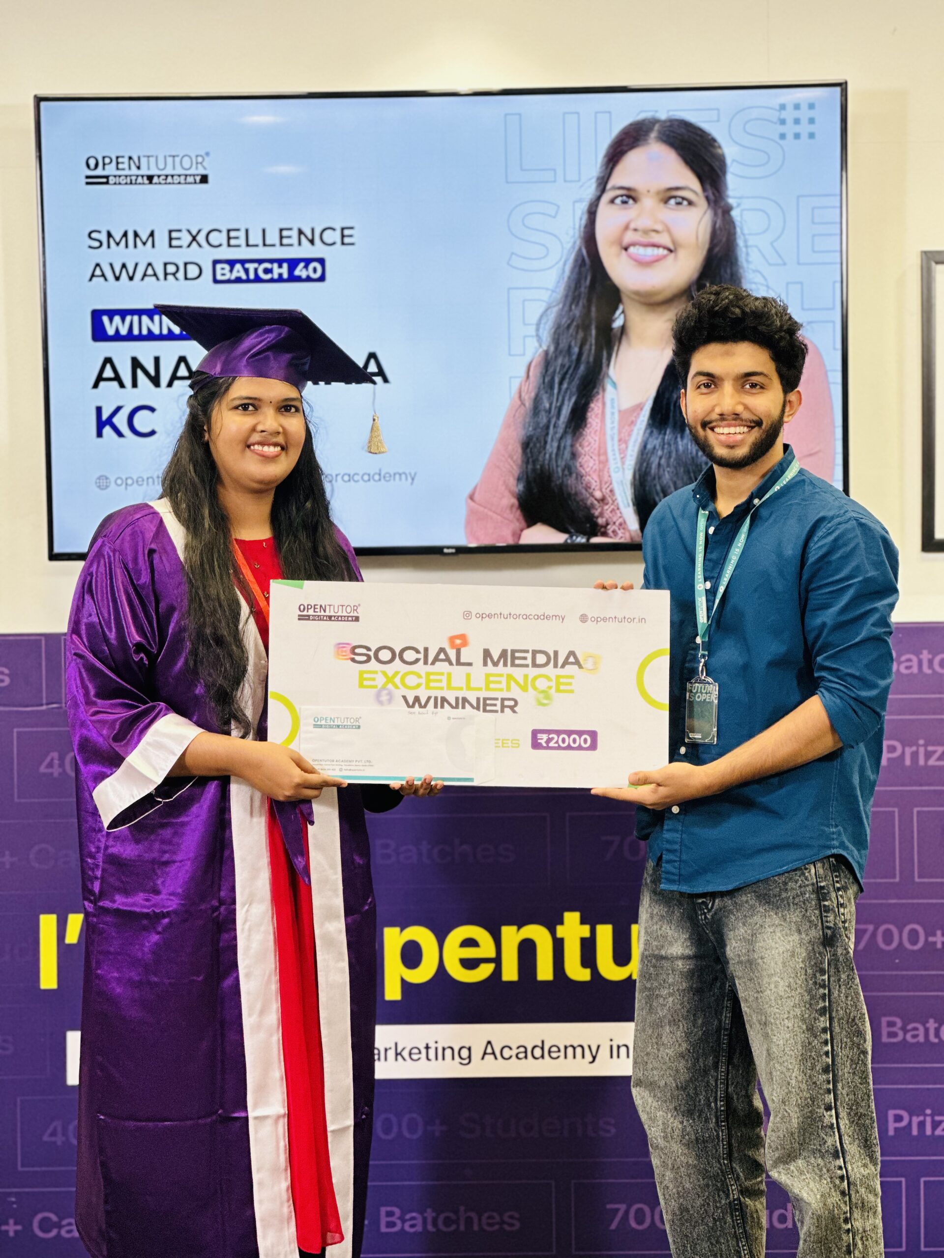 Digital marketing strategist in kannur kerala Social media excellence winner